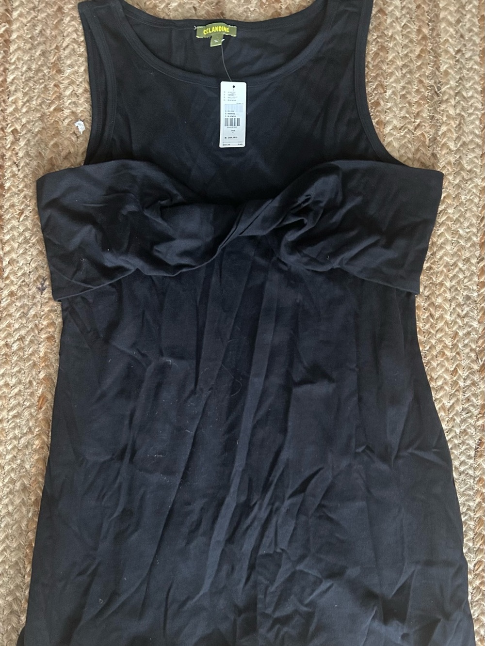 NWT Celandine Black Top - Size L